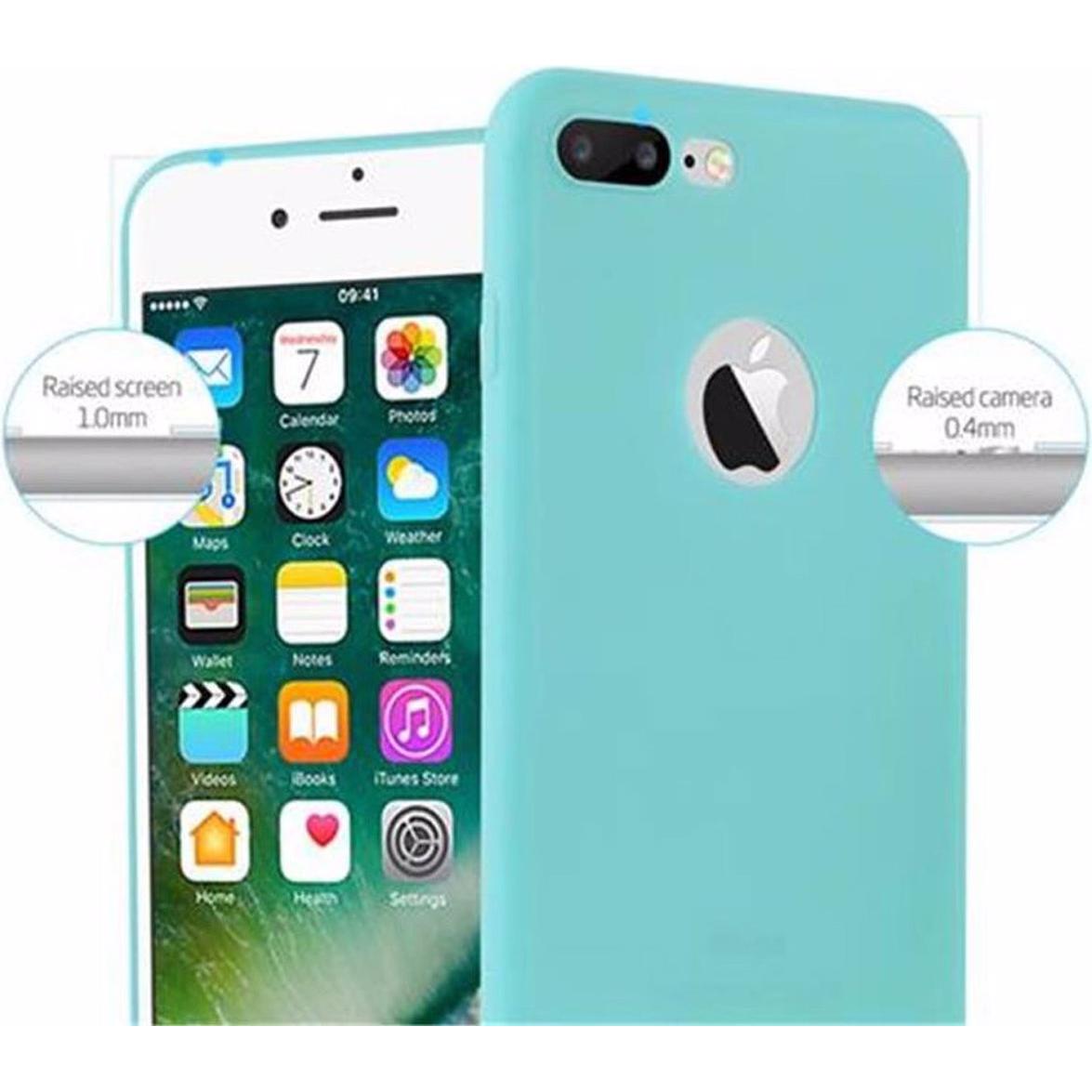 Thumbnail - Cadorabo TPU Candy Cover (Apple iPhone 7 Plus), Smartphone Hülle, Blau