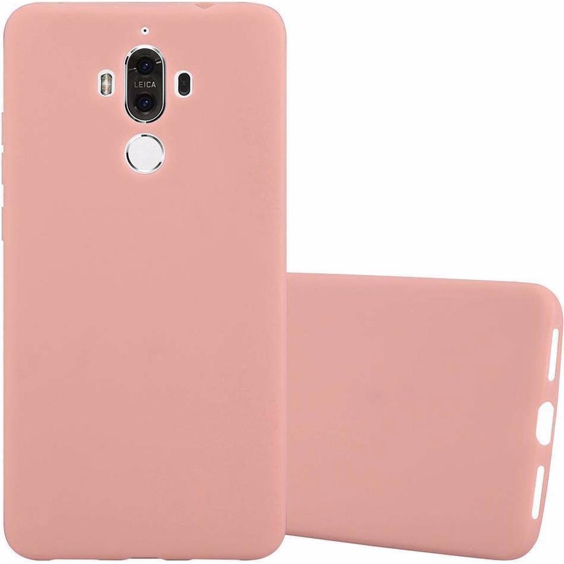 Cadorabo TPU Candy Cover (Huawei Mate 9), Smartphone Hülle, Rosa