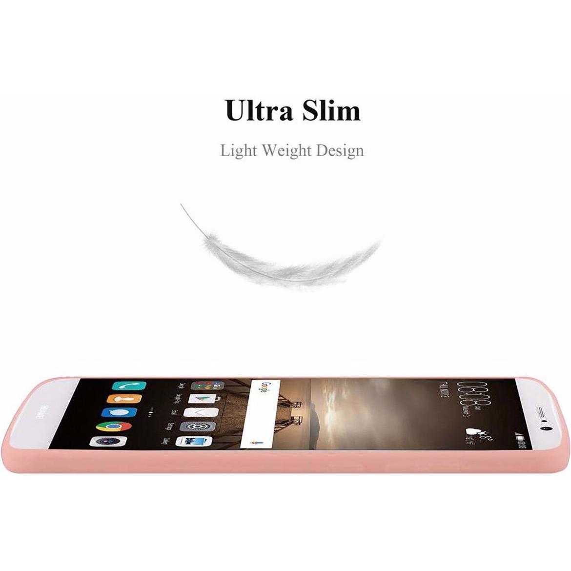 Thumbnail - Cadorabo TPU Candy Cover (Huawei Mate 9), Smartphone Hülle, Rosa
