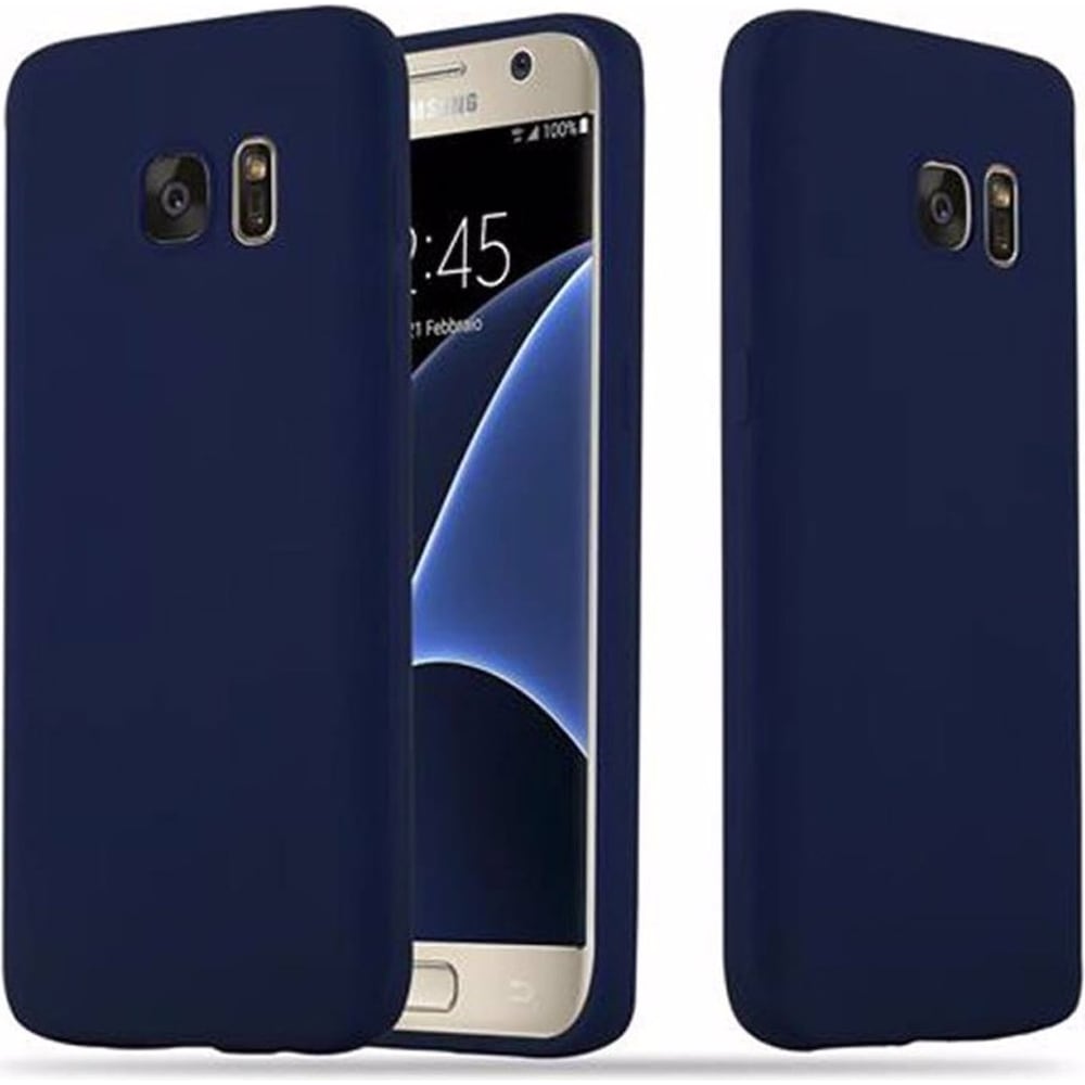 Cadorabo TPU Candy Cover (Samsung Galaxy S7), Smartphone Hülle, Blau