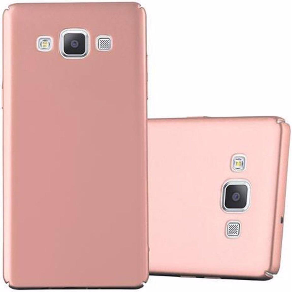 Cadorabo Hard Cover Matt Metall Cover (Samsung Galaxy J5 (2015)), Smartphone Hülle, Rosa