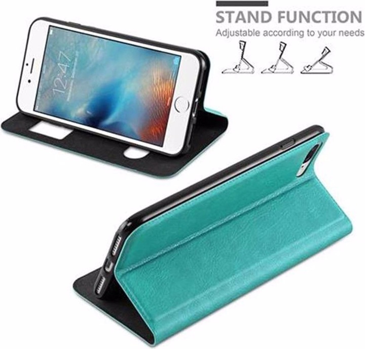 Produktbild Cadorabo Book mit View Doppelfenster Cover (Apple iPhone 7 Plus, Apple iPhone 7s Plus, Apple iPhone 8 Plus)