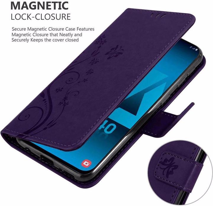 Produktbild Cadorabo Flower Book Cover (Samsung Galaxy A40)