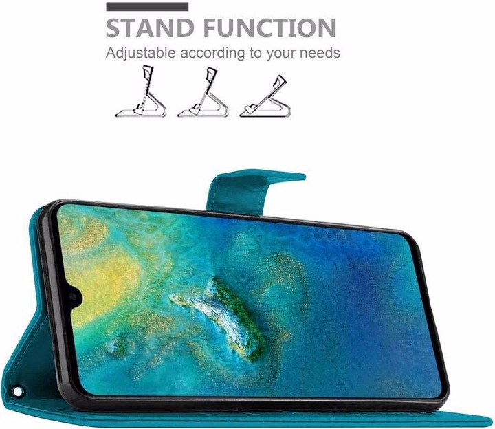 Produktbild Cadorabo Flower Book Cover (Huawei Mate 20)