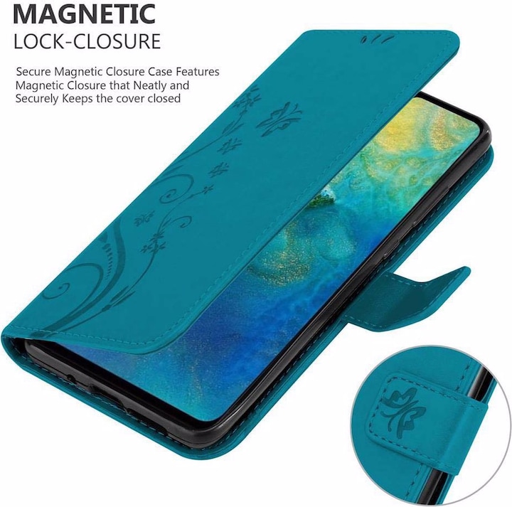 Produktbild Cadorabo Flower Book Cover (Huawei Mate 20)