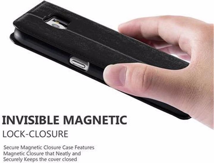 Actual product image Cadorabo Book Invisible Magnet Cover (Samsung Galaxy S6)