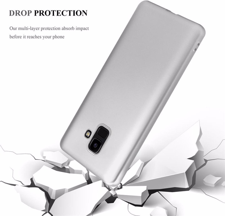 Produktbild Cadorabo TPU Matt Metallic Cover (Samsung Galaxy J6)