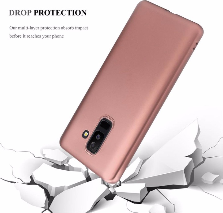 Produktbild Cadorabo TPU Matt Metallic Cover (Samsung Galaxy A6+)