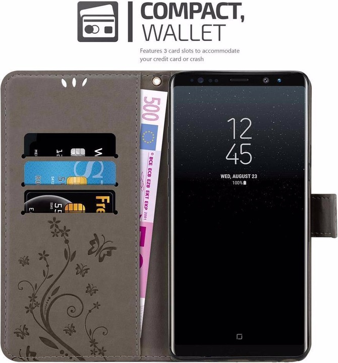 Produktbild Cadorabo Flower Book Cover (Samsung Galaxy Note 8)