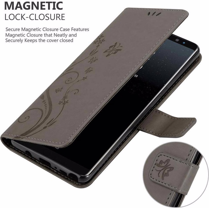 Produktbild Cadorabo Flower Book Cover (Samsung Galaxy Note 8)