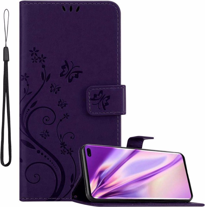 Produktbild Cadorabo Flower Book Cover (Samsung Galaxy S10+)