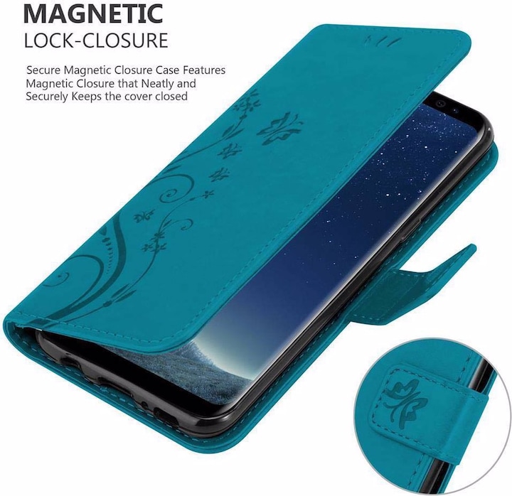 Produktbild Cadorabo Flower Book Cover (Samsung Galaxy S8)