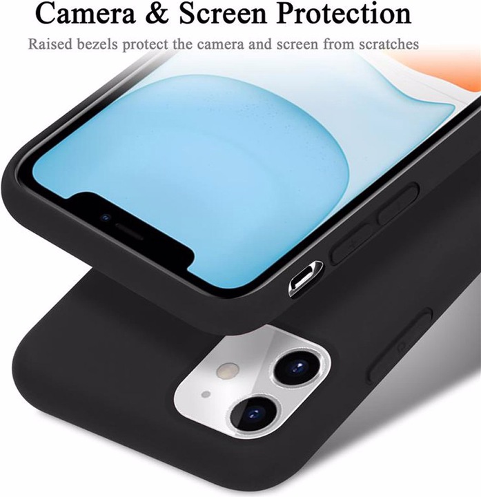 Actual product image Cadorabo TPU Liquid Silicone Case Cover (Apple iPhone 11)