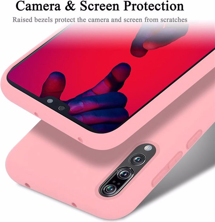Produktbild Cadorabo TPU Liquid Silicone Case Cover (Huawei P20 Plus, Huawei P20 Pro)