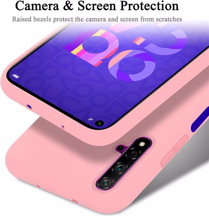 Produktbild Cadorabo TPU Liquid Silicone Case Cover (Huawei Nova 5T, Honor 20s, Honor 20)