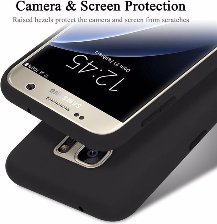 Produktbild Cadorabo TPU Liquid Silicone Case Cover (Samsung Galaxy S7)