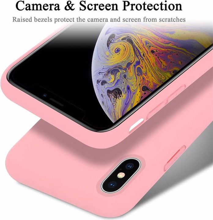 Produktbild Cadorabo TPU Liquid Silicone Case Cover (Apple iPhone X)
