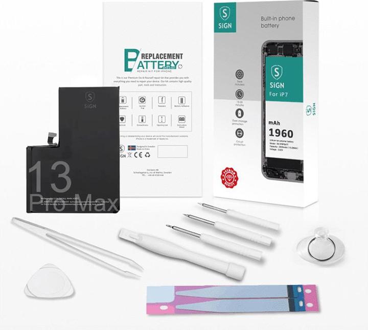 Produktbild SIGN Complete Battery Replacement Kit - iPhone 13 Pro Max