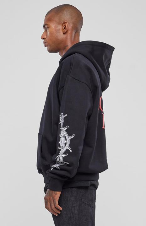 Immagine prodotto Urban Classics Felpa con cappuccio oversize ultra pesante Dio Lealtà Amore - 119373 (5XL)