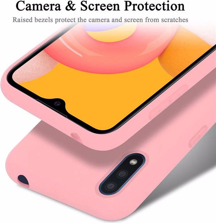 Produktbild Cadorabo TPU Liquid Silicone Case Cover (Samsung Galaxy A01)