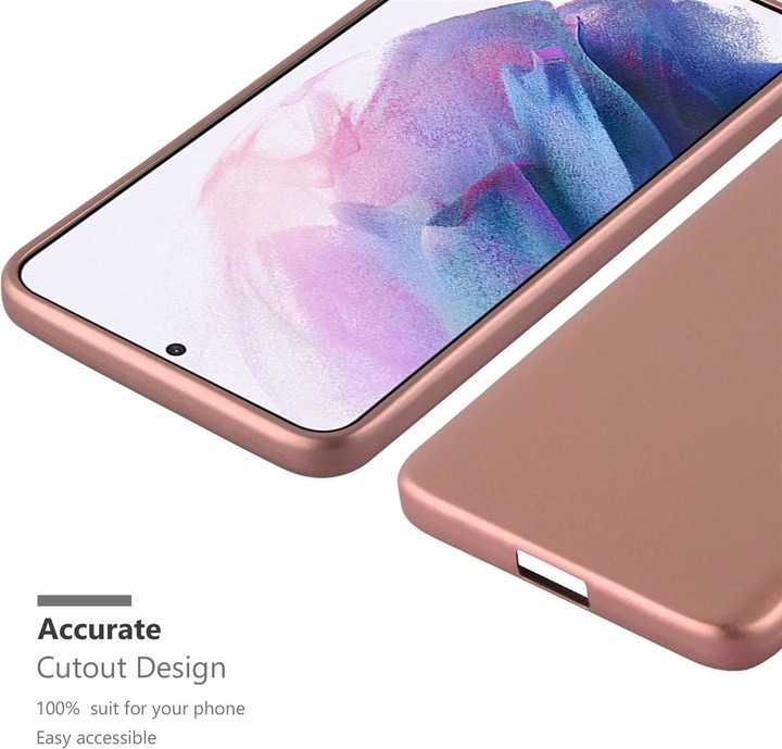 Actual product image Cadorabo TPU Matt Metallic Cover (Samsung Galaxy S21+)