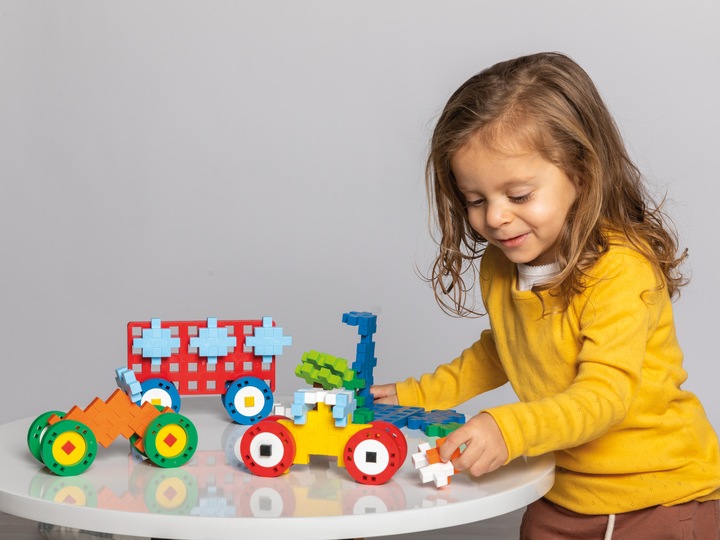 Actual product image Plus-Plus Creative building blocks BIG vehicles