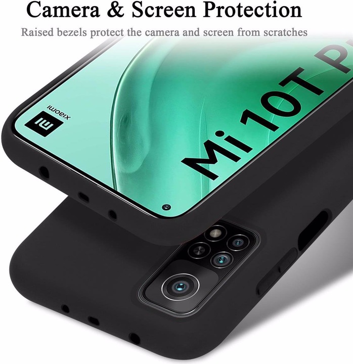 Actual product image Cadorabo TPU Liquid Silicone Case Cover (Mi 10T Pro, Mi 10T)