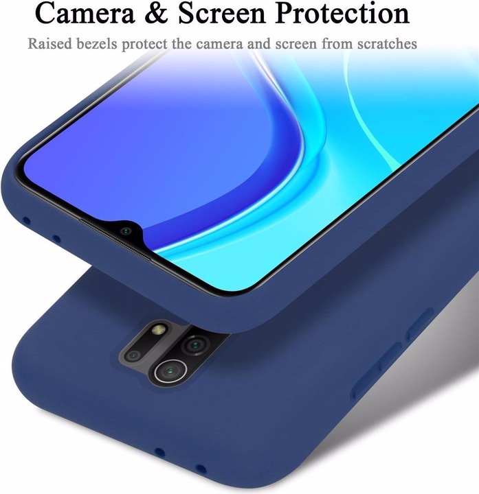 Actual product image Cadorabo TPU Liquid Silicone Case Cover (Xiaomi Redmi 9)