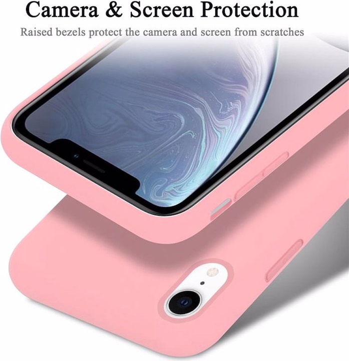 Actual product image Cadorabo TPU Liquid Silicone Case Cover (Apple iPhone XR)