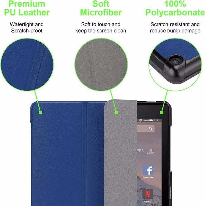 Actual product image Cadorabo Tablet Book Cover (Amazon Fire HD 10 2017)