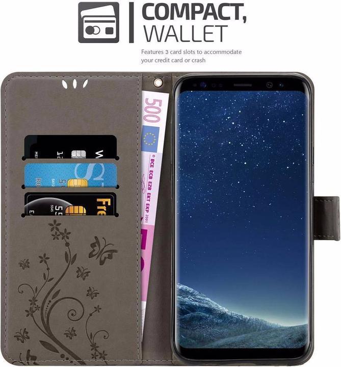 Produktbild Cadorabo Flower Book Cover (Samsung Galaxy S8)