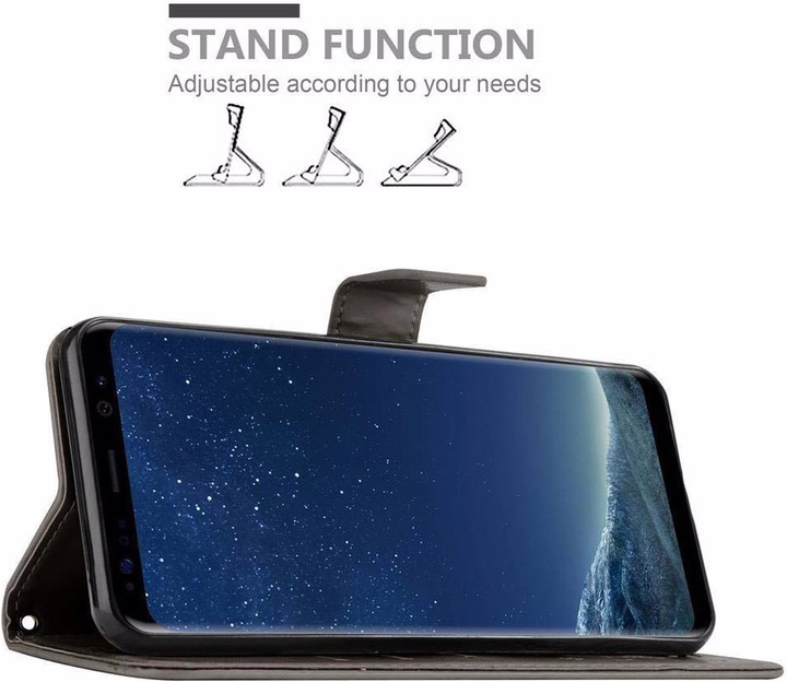 Produktbild Cadorabo Flower Book Cover (Samsung Galaxy S8)