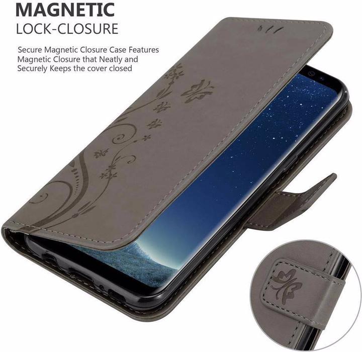 Produktbild Cadorabo Flower Book Cover (Samsung Galaxy S8)