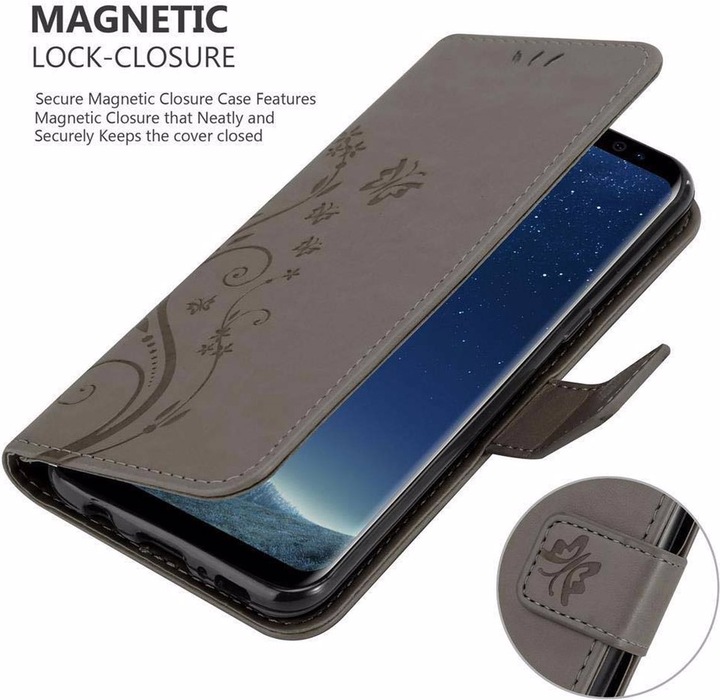 Produktbild Cadorabo Flower Book Cover (Samsung Galaxy S8)