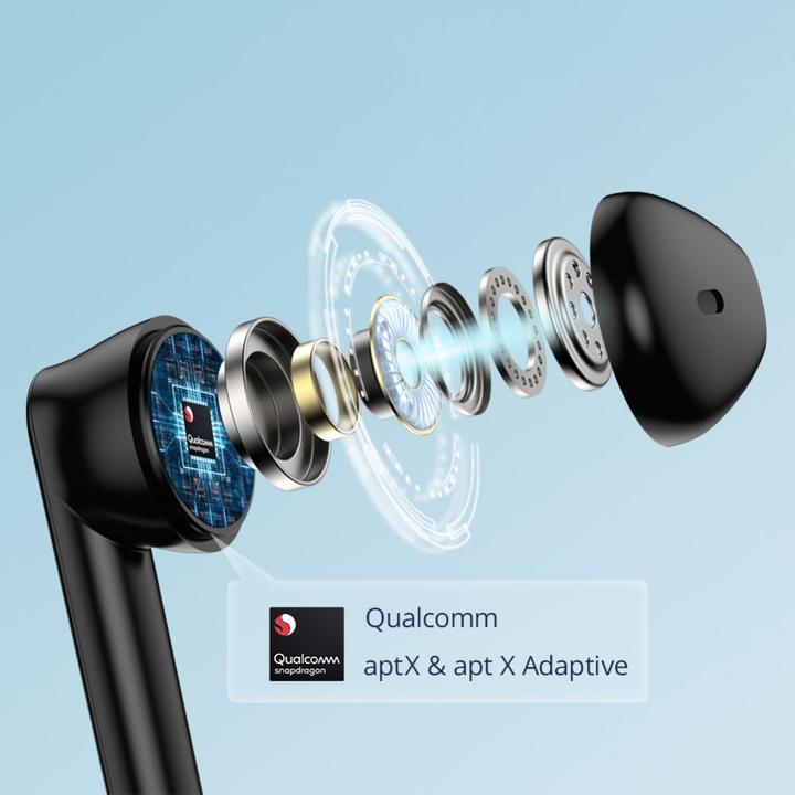 Produktbild Tronsmart Onyx Ace Pro TWS Bluetooth 5.2 wireless headphones white (Aktive Geräuschunterdrückung, 6 h, Kabellos)