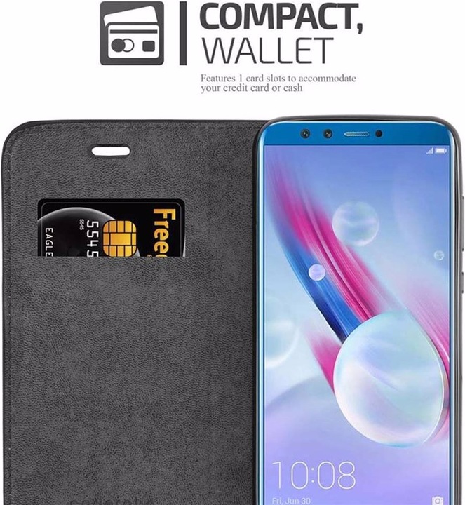 Actual product image Cadorabo Book Invisible Magnet Cover (Honor 9 Lite)