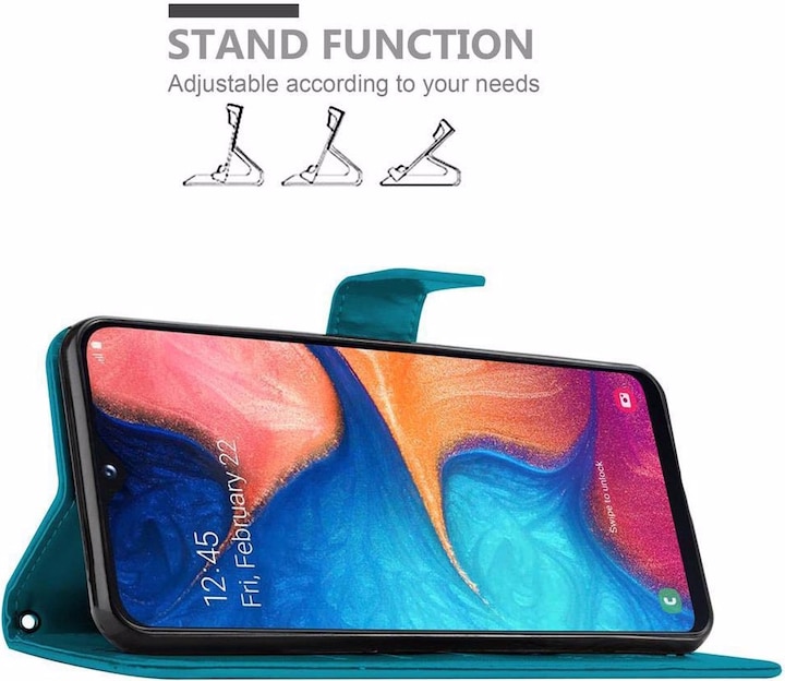 Produktbild Cadorabo Flower Book Cover (Samsung Galaxy A10e)