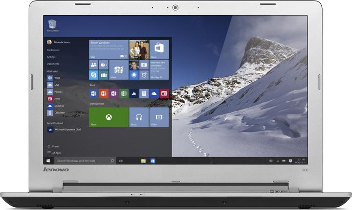 Lenovo 500-15 (15.60", Intel Core i5-6200U, 8 GB, 256 GB, CH)
