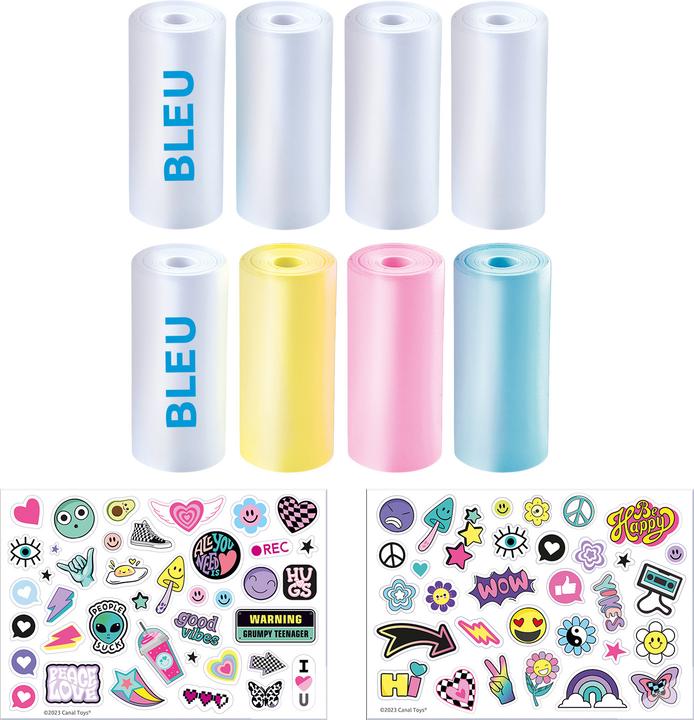 Actual product image Canal Toys Instant Camera Refill Kit 8x Foto-Papier + Sticker (10 pcs.)