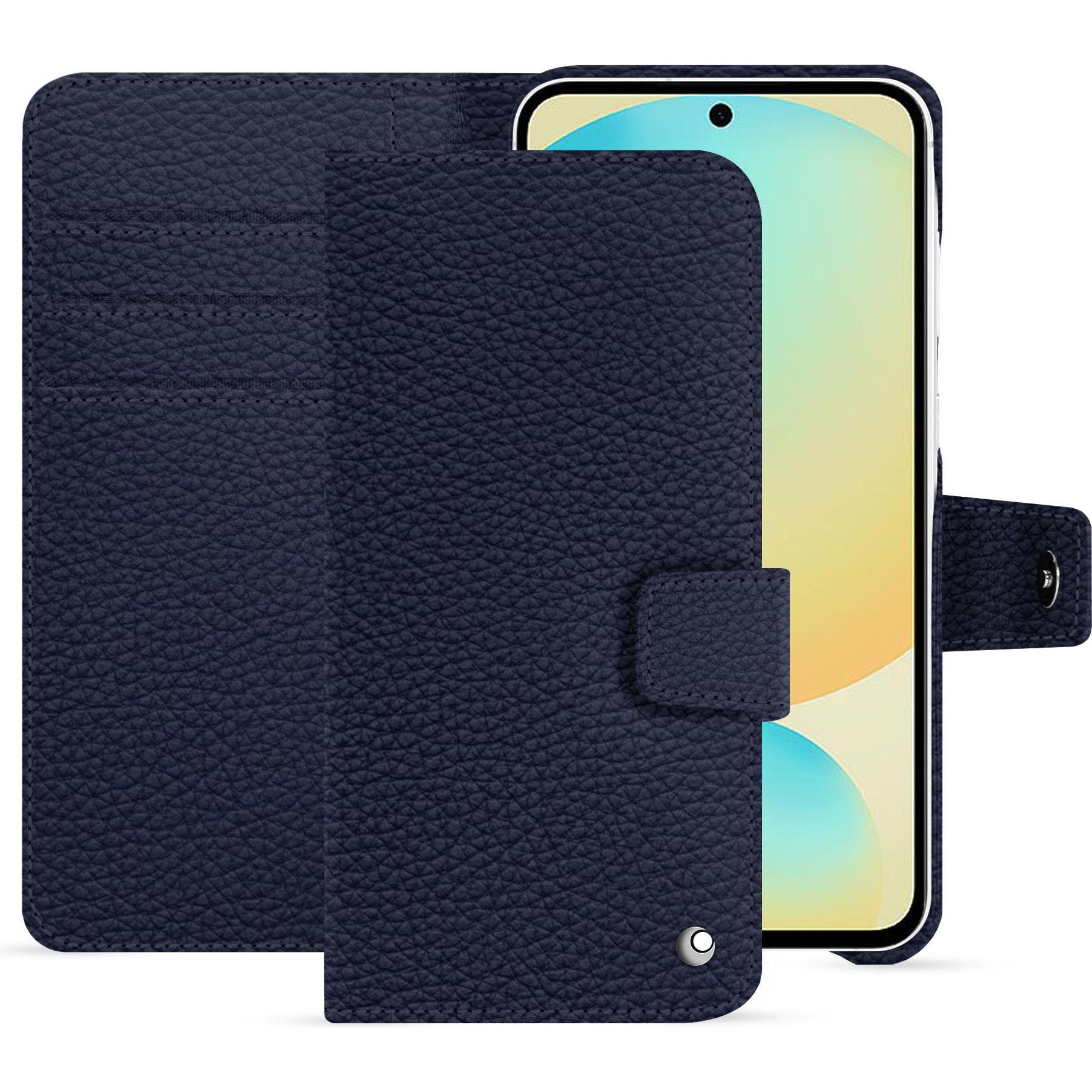 Noreve Lederschutzhülle FE (Samsung Galaxy S24 FE), Smartphone Hülle, Violett