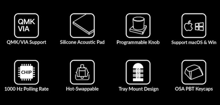 Immagine prodotto Keychron V1 Knob Version (CH, Cablato)