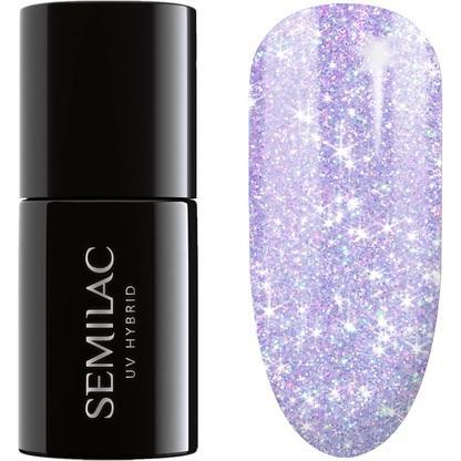 Semilac, Smalto per unghie, Smalto ibrido UV 241 Ocean Flower 7ml Collezione Seaqueen (241 Fiore dell'oceano, Smalto per unghie effetto gel)