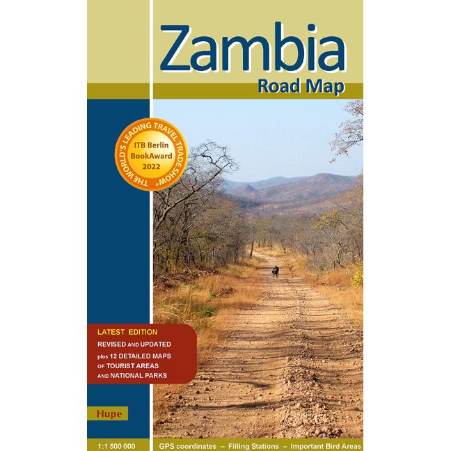 Zambia Road Map, Landkarte