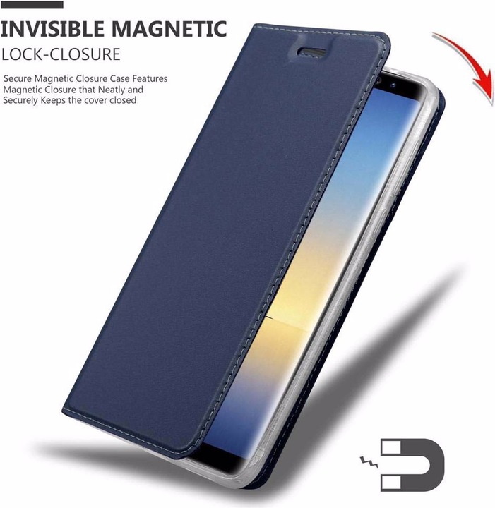 Actual product image Cadorabo Book Classy Style Cover (Samsung Galaxy Note 8)