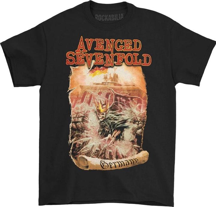 Actual product image Avenged Sevenfold Unisex Adult Germany T-Shirt (XL)