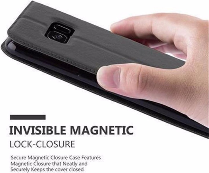 Actual product image Cadorabo Book with View double window cover (Samsung Galaxy S8)