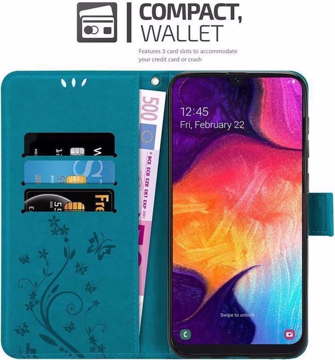 Produktbild Cadorabo Flower Book Cover (Samsung Galaxy A50s, Samsung Galaxy A30s)