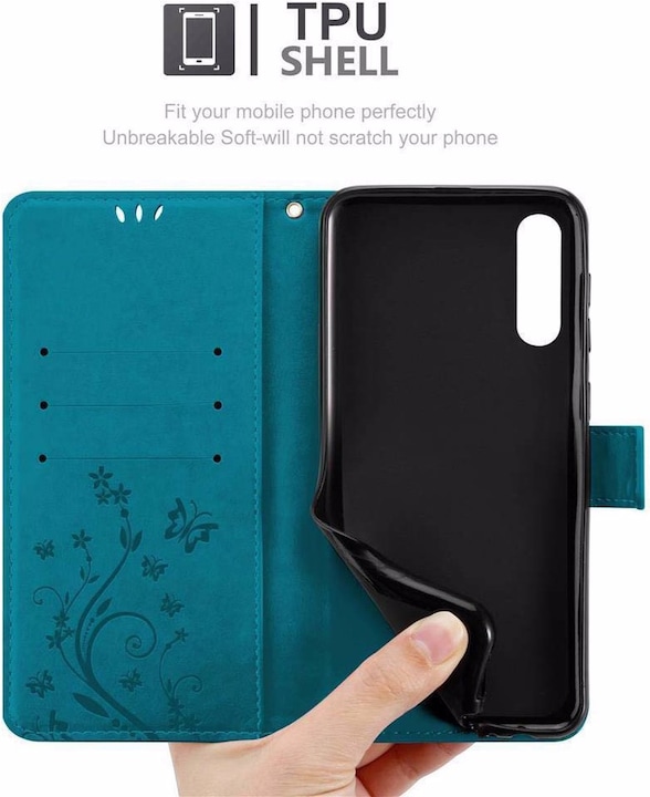 Produktbild Cadorabo Flower Book Cover (Samsung Galaxy A50s, Samsung Galaxy A30s)