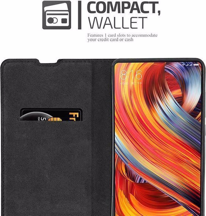 Actual product image Cadorabo Book Invisible Magnet Cover (Mi Mix 2)