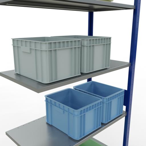 Image du produit Schulte Lagertechnik Système enfichable Élément suivant MULTIplus85 avec traverse de longueur